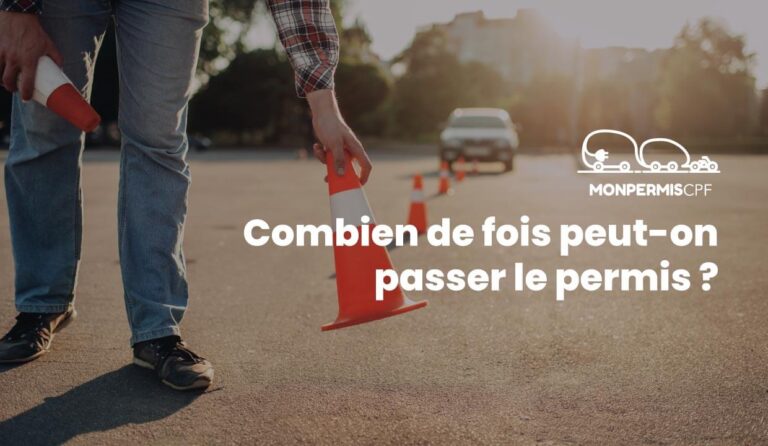 Combien de fois peut-on passer le permis ?