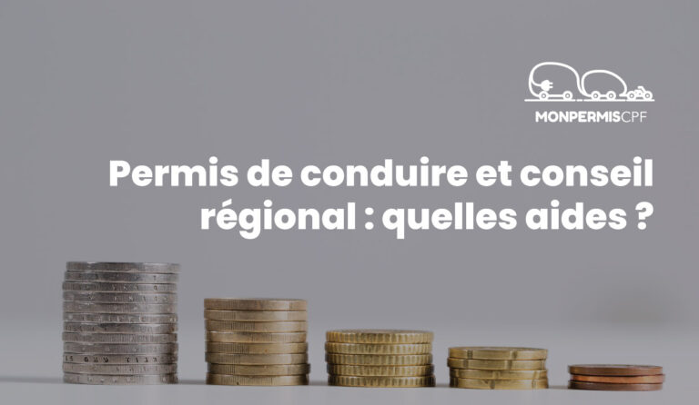Permis et conseil régional : quelles aides ?