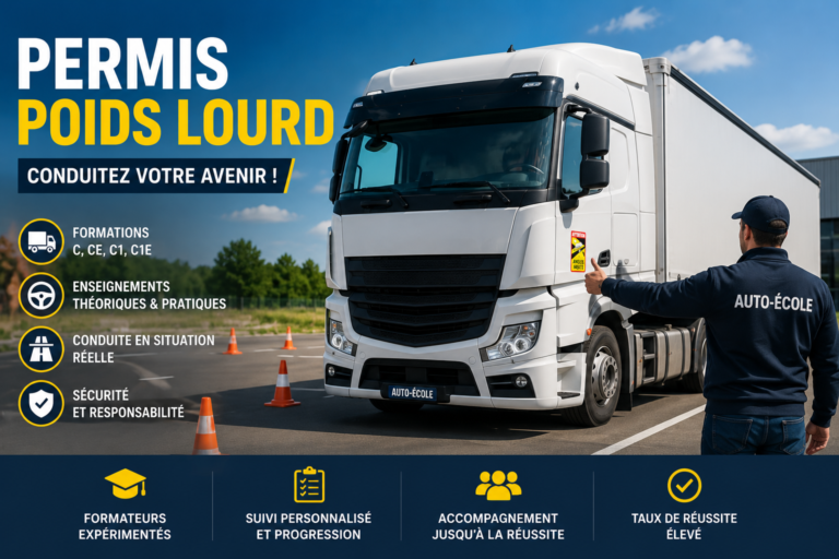 Combien coûte le permis poids lourd ?